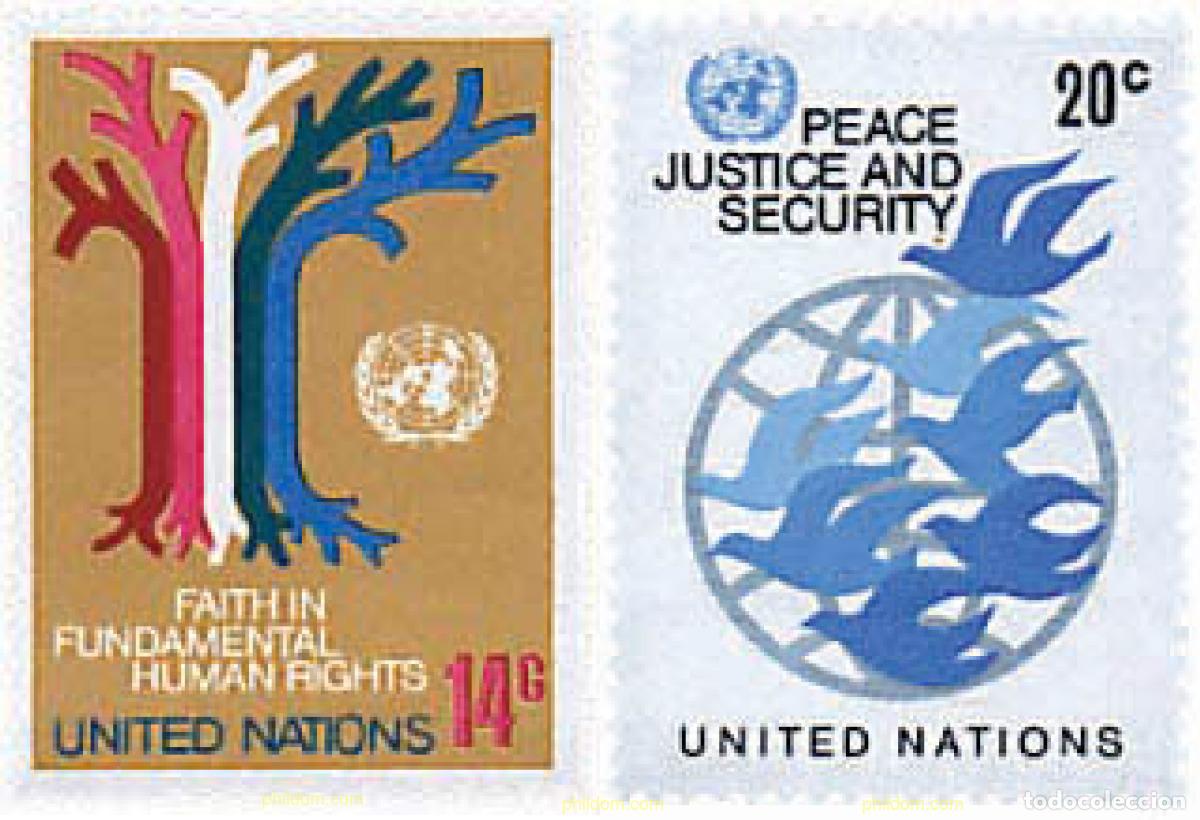 Sellos: 624716 MNH NACIONES UNIDAS. Nueva York 1979 MOTIVOS VARIOS