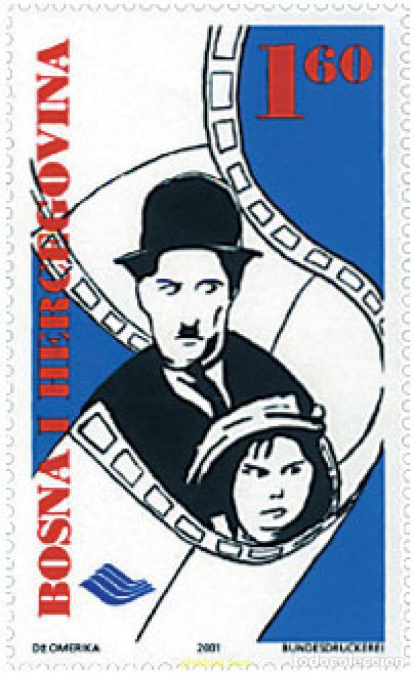 Sellos: 81084 MNH BOSNIA-HERZEGOVINA 2001 CHARLIE CHAPLIN