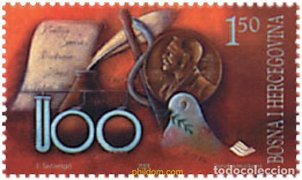 Sellos: 81083 MNH BOSNIA-HERZEGOVINA 2001 CENTENARIO DE LOS PREMIOS NOBEL