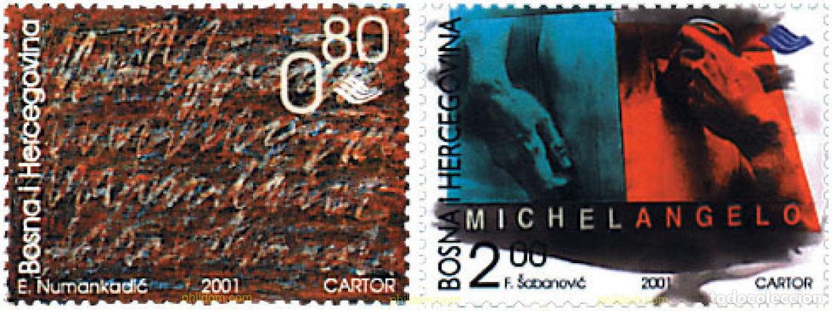 Sellos: 307542 MNH BOSNIA-HERZEGOVINA 2001 ARTE. EDIN NUMANKADIC