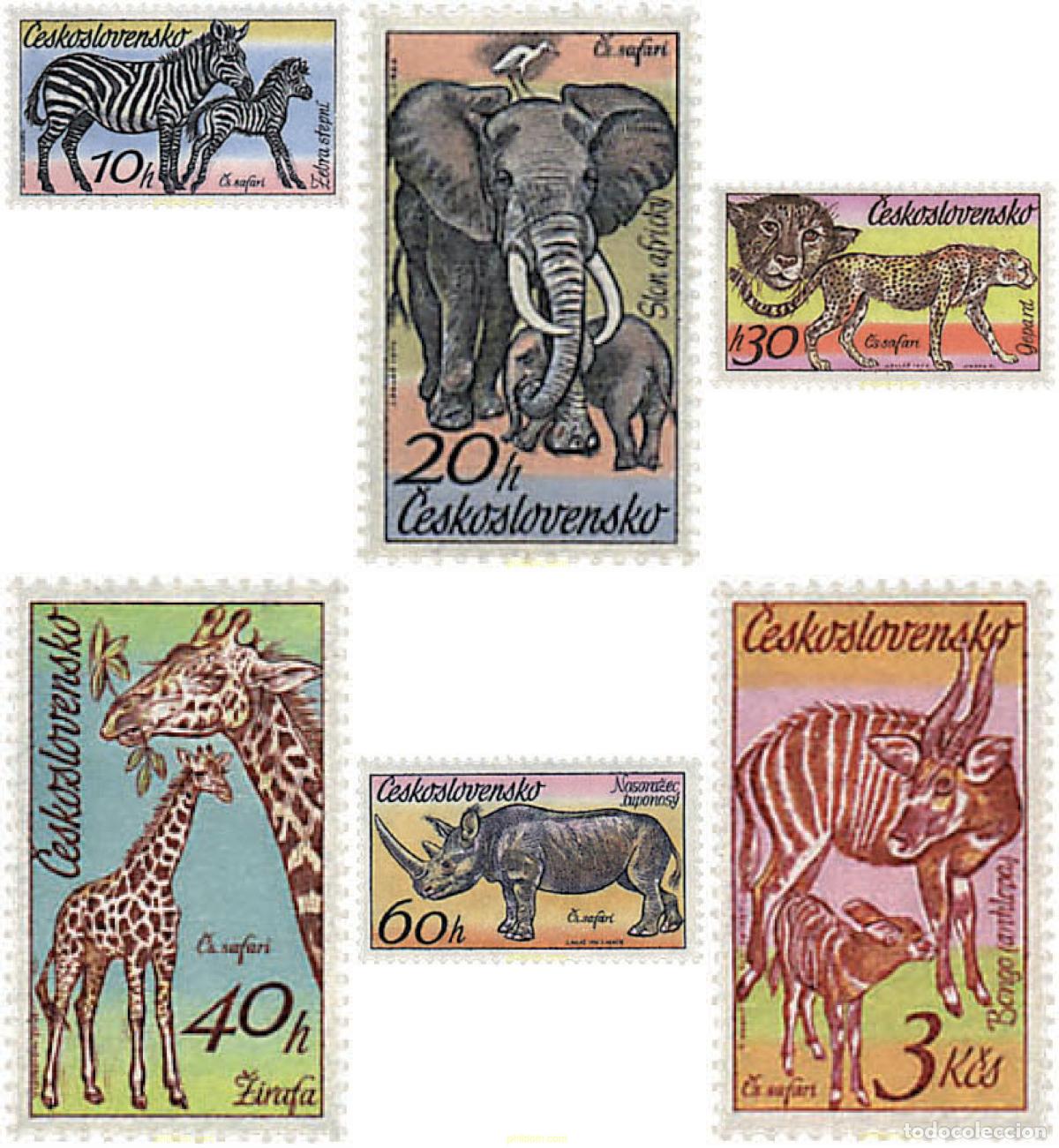 Sellos: 63740 MNH CHECOSLOVAQUIA 1976 EL SAFARI CHECOSLOVACO.