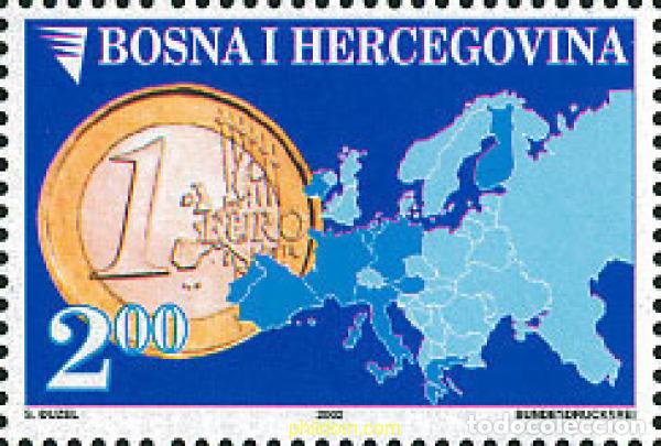 Sellos: 126312 MNH BOSNIA-HERZEGOVINA 2002 EL EURO