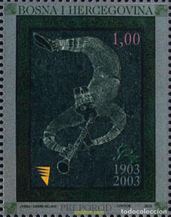 Sellos: 123504 MNH BOSNIA-HERZEGOVINA 2003 CENTENARIO DE LA PREPOROD (ASOCIACION CULTURAL BOSNIA)