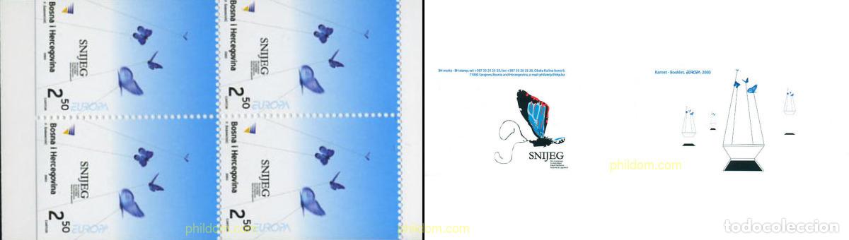 Sellos: 127501 MNH BOSNIA-HERZEGOVINA 2003 EUROPA CEPT. ARTE DEL CARTEL