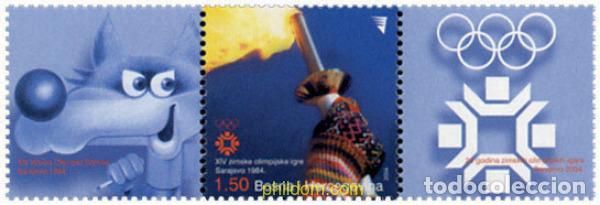 Sellos: 144292 MNH BOSNIA-HERZEGOVINA 2004 20 ANIVERSARIO DE LOS 14 JUEGOS OLIMPICOS DE INVIERNO. SARAJEVO
