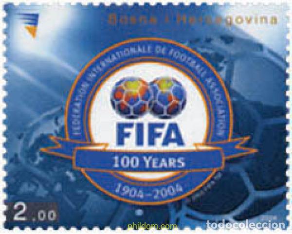 Selos: 145395 MNH BOSNIA-HERZEGOVINA 2004 CENTENARIO DE LA FIFA