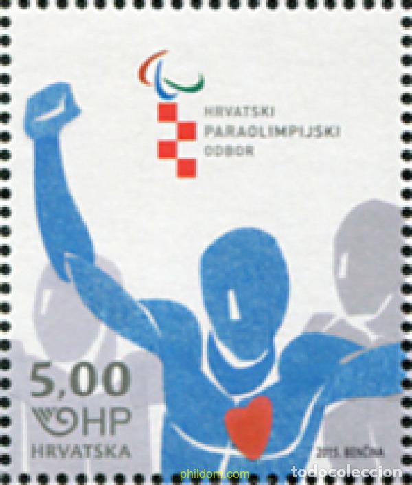 Timbres: 340308 MNH CROACIA 2015 COMITE PARALIMPICOS CROATA