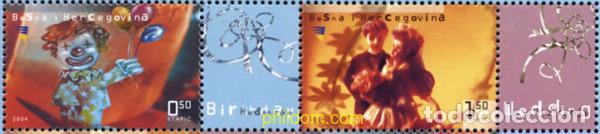 Sellos: 146243 MNH BOSNIA-HERZEGOVINA 2004 SELLOS CON MENSAJE