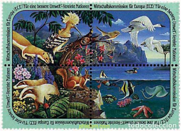 Sellos: 277659 MNH NACIONES UNIDAS. Viena 1991 PRO MEDIO AMBIENTE