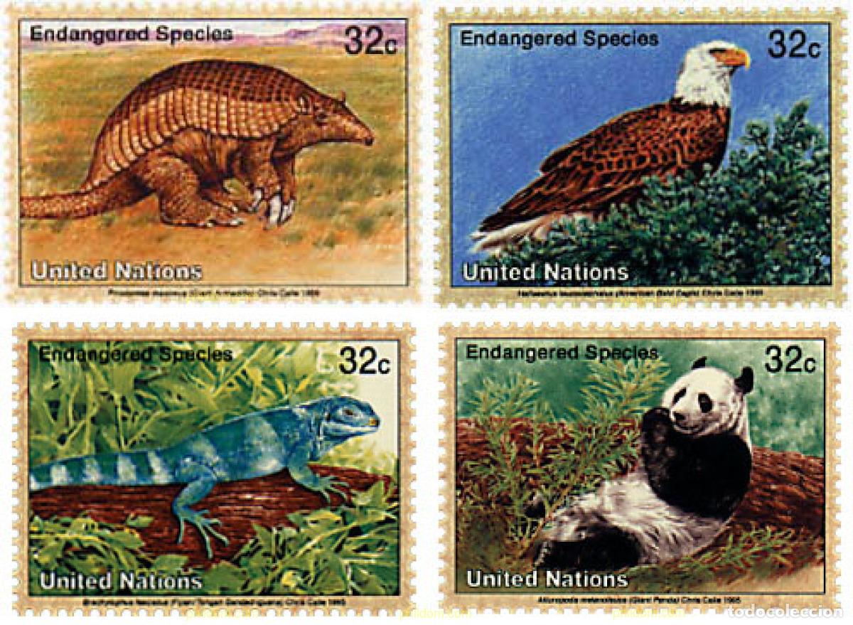 Sellos: 158712 MNH NACIONES UNIDAS. Nueva York 1995 PROTECCION DE LA NATURALEZA