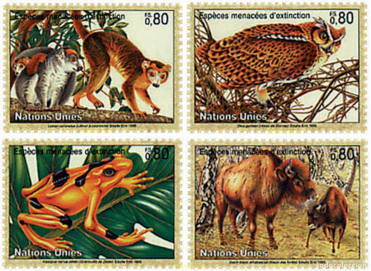 Sellos: 36819 MNH NACIONES UNIDAS. Ginebra 1995 PROTECCION DE LA NATURALEZA