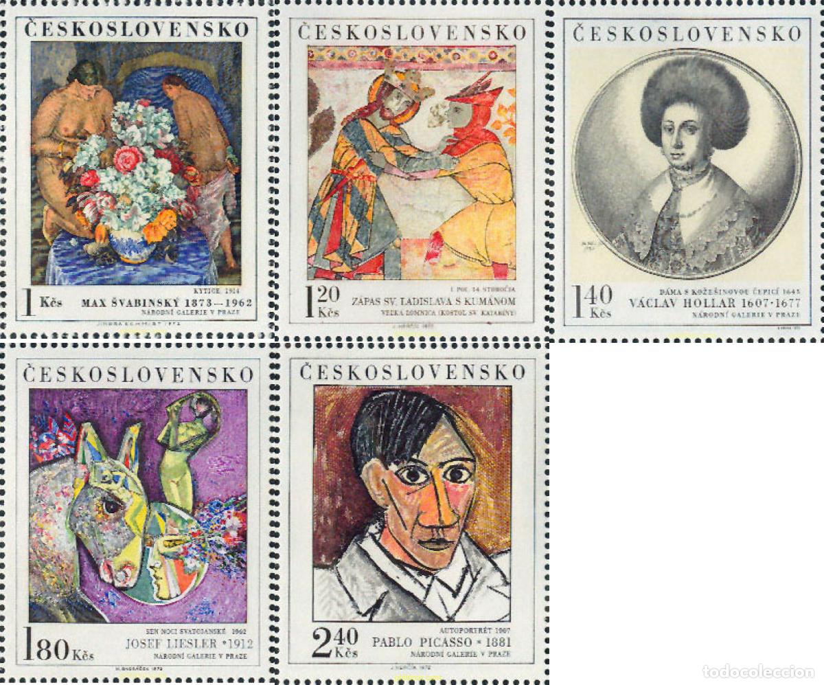 Sellos: 63727 MNH CHECOSLOVAQUIA 1972 PINTURAS DE GALERIAS NACIONALES