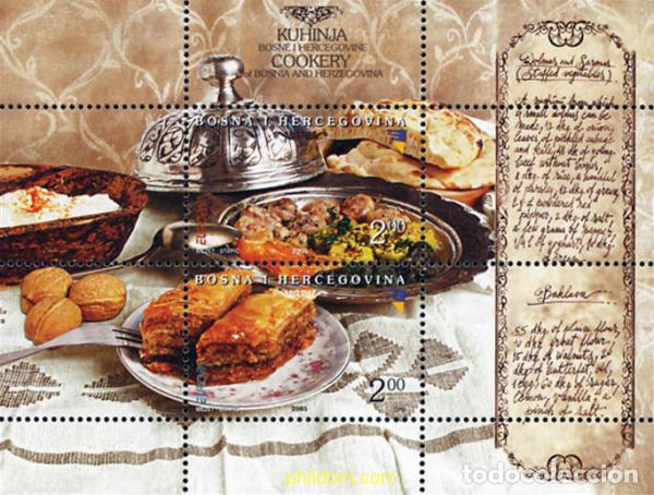 Sellos: 170305 MNH BOSNIA-HERZEGOVINA 2005 EUROPA CEPT 2005 - GASTRONOMIA