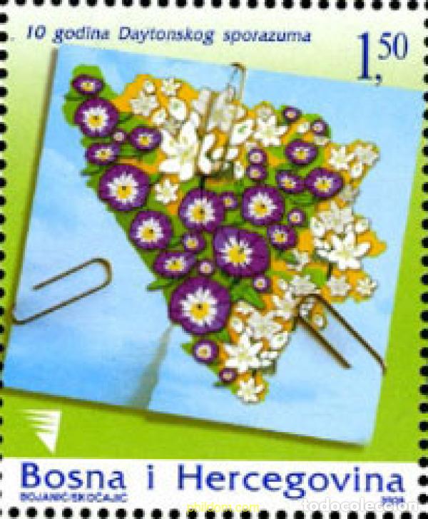 Selos: 189727 MNH BOSNIA-HERZEGOVINA 2005 10 ANIVERSARIO DEL ACUERDO DE DAYTON
