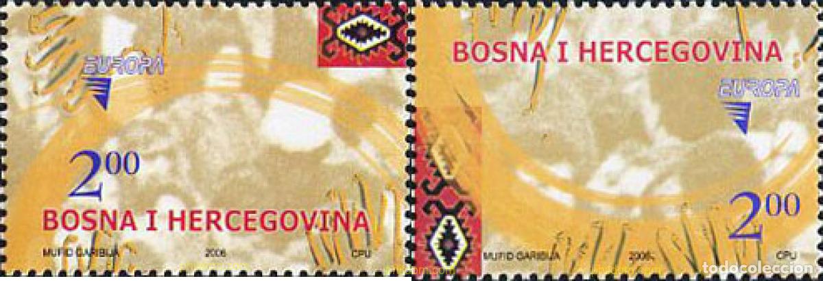 Sellos: 197474 MNH BOSNIA-HERZEGOVINA 2006 EUROPA CEPT. LA INTEGRACION DE LOS INMIGRANTES SEGUN LA VISION D