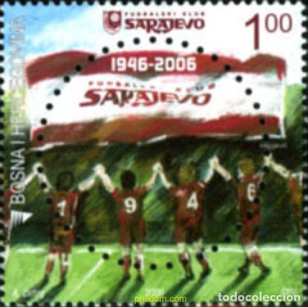Sellos: 791122 MNH BOSNIA-HERZEGOVINA 2006 CLUB DE FUTBOL SARAJEVO