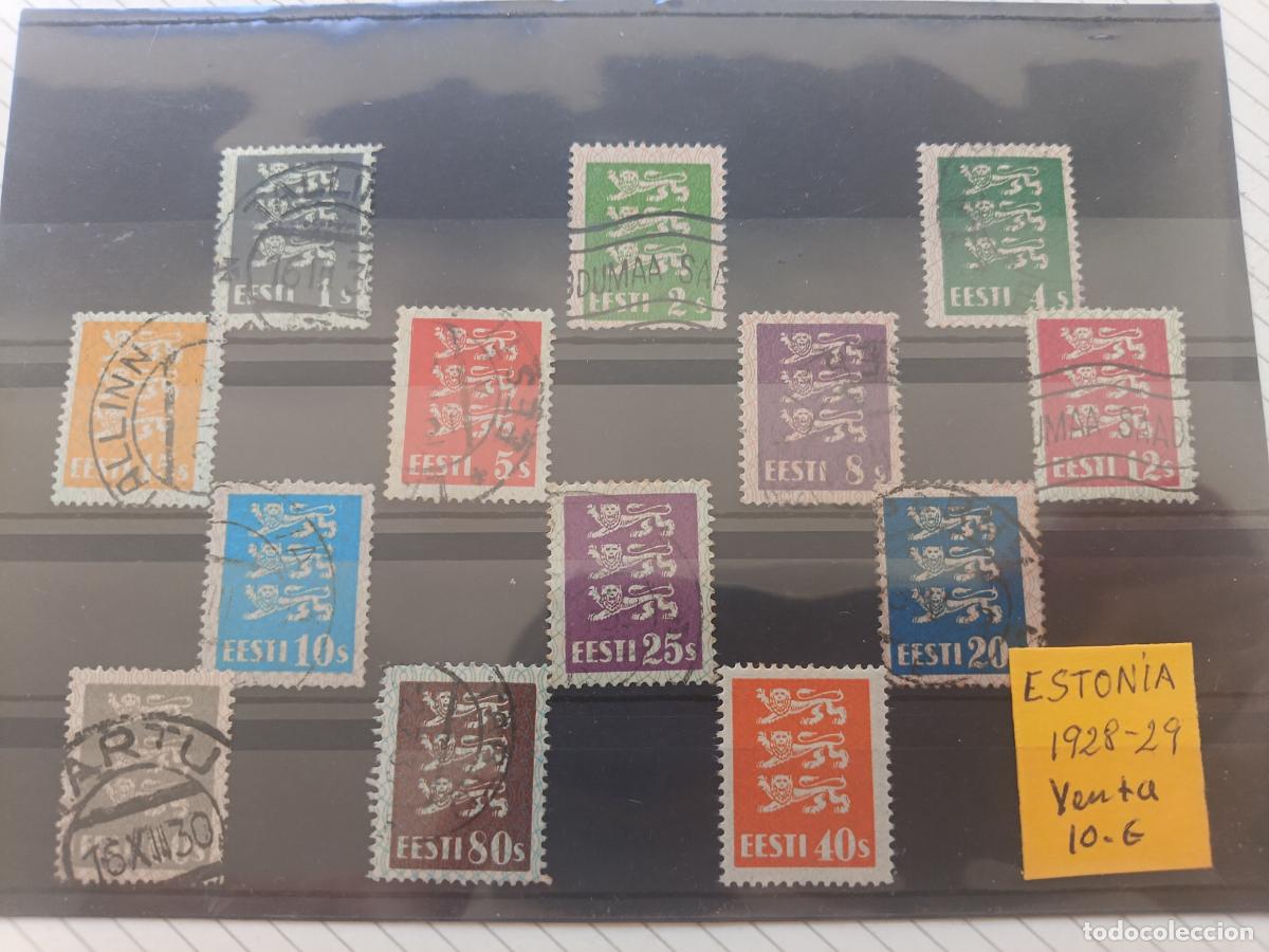 Sellos: Estonia. Lote de sellos