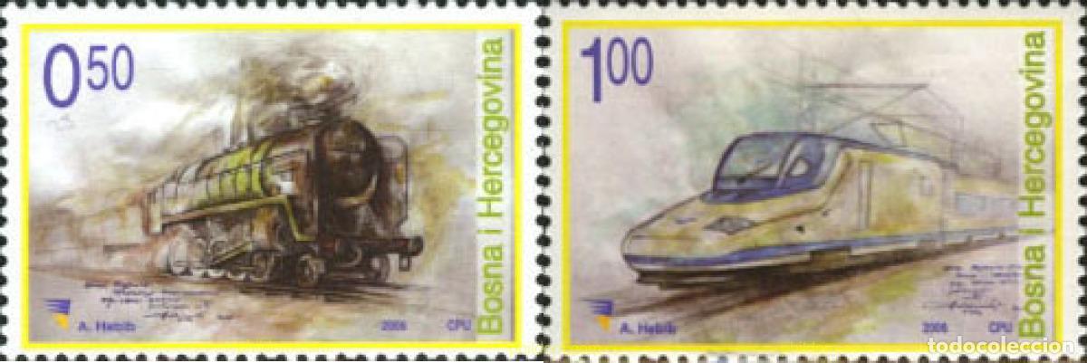 Briefmarken: 198840 MNH BOSNIA-HERZEGOVINA 2006 TRENES