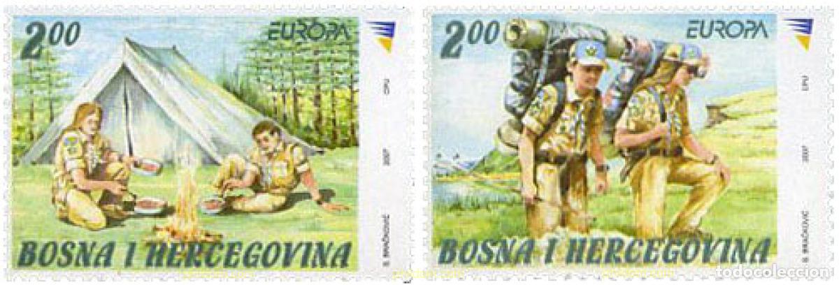 Briefmarken: 203373 MNH BOSNIA-HERZEGOVINA 2007 EUROPA CEPT. 100 A&Ntilde;OS DE ESCULTISMO