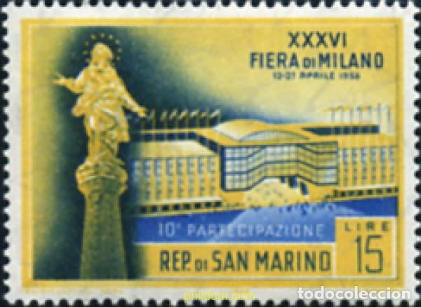 Briefmarken: 791129 MNH SAN MARINO 1958 FERIA DE MILAN