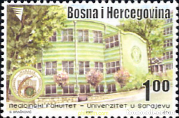 Briefmarken: 226005 MNH BOSNIA-HERZEGOVINA 2007 FACULTATAD DE MEDICINA DE LA UNIVERSIDAD DE SARAJEVO