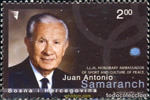Sellos: 297987 MNH BOSNIA-HERZEGOVINA 2007 PERSONALIDADES HONORARIOS DEL DEPORTE