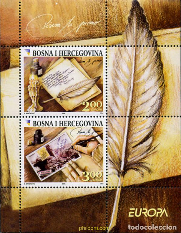 Sellos: 215108 MNH BOSNIA-HERZEGOVINA 2008 EUROPA CEPT 2008 CARTAS