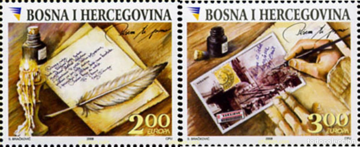 Sellos: 215106 MNH BOSNIA-HERZEGOVINA 2008 EUROPA CEPT 2008 CARTAS