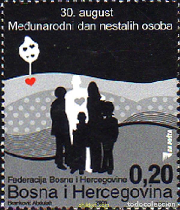Sellos: 235611 MNH BOSNIA-HERZEGOVINA 2009 DIA INTERNACIONAL DE LAS PERSONAS DESAPARECIDAS