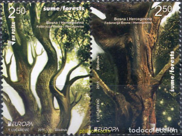Stamps: 269095 MNH BOSNIA-HERZEGOVINA 2011 EUROPA CEPT 2011 - A&Ntilde;O INTERNACIONAL DE LOS BOSQUES