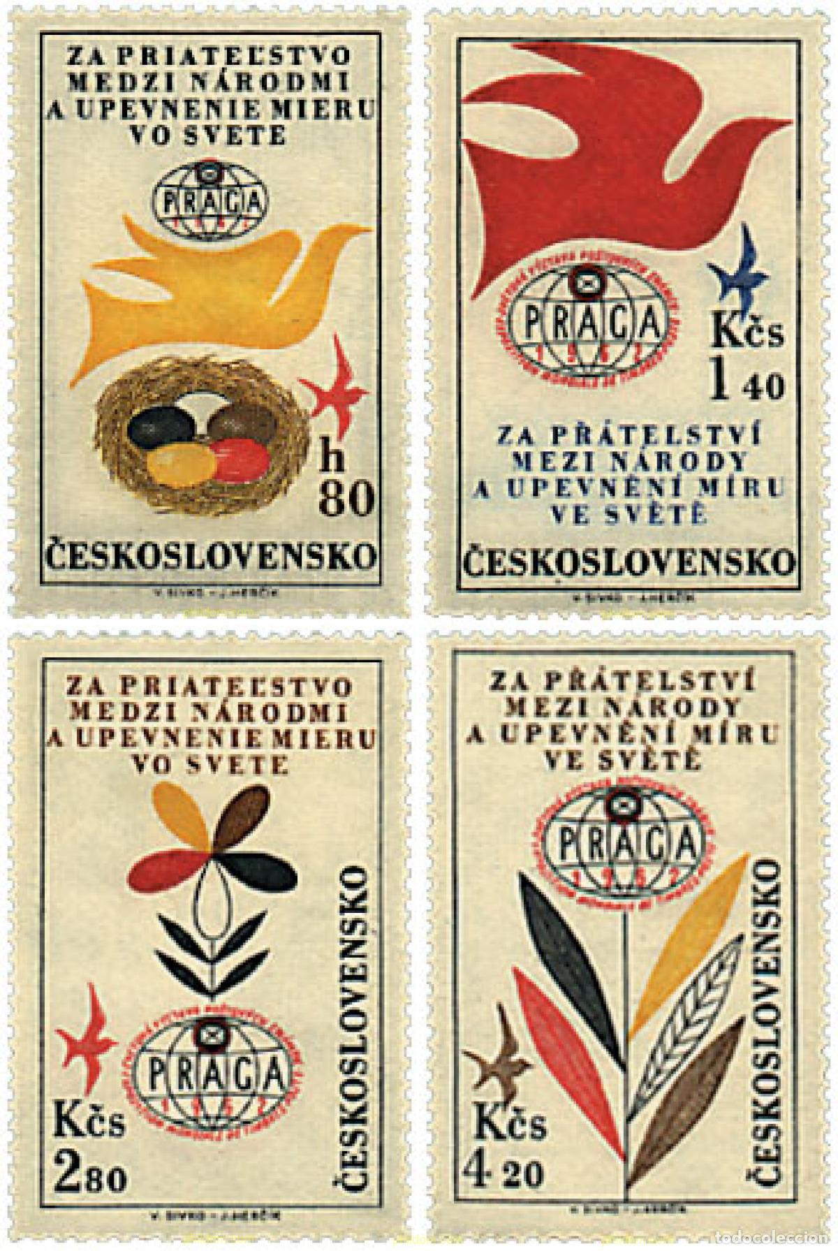 Sellos: 114977 MNH CHECOSLOVAQUIA 1962 PRAGA 1962. EXPOSICION FILATELICA INTERNACIONAL
