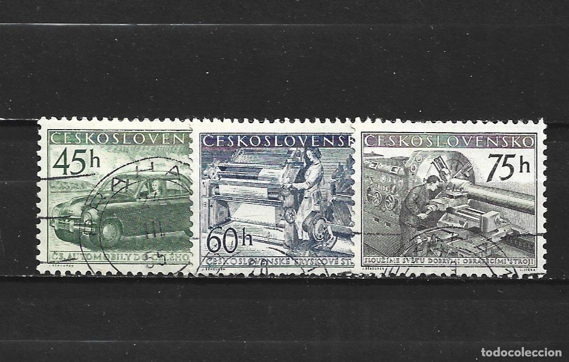 Sellos: CHECOSLOVAQUIA YVERT NUM. 794/796 SERIE COMPLETA USADA