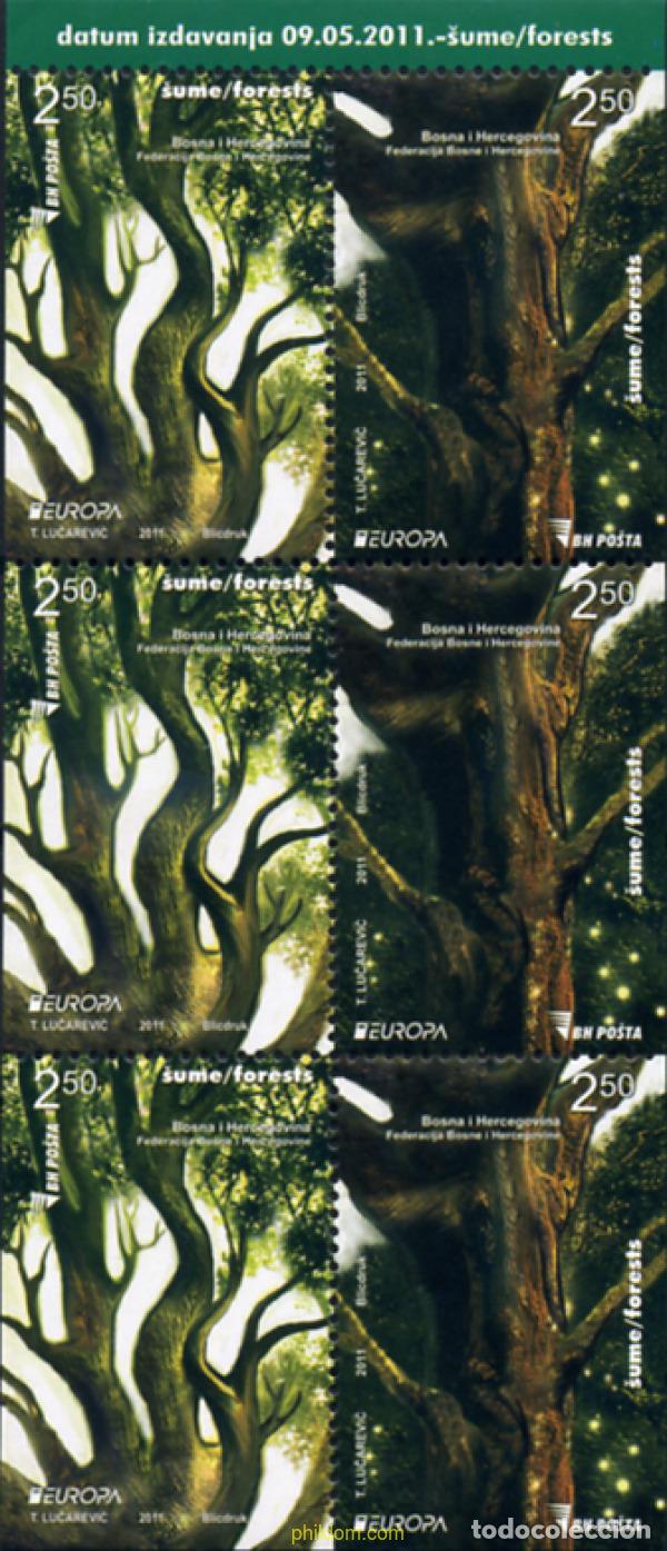 Sellos: 317348 MNH BOSNIA-HERZEGOVINA 2011 EUROPA CEPT 2011 - A&Ntilde;O INTERNACIONAL DE LOS BOSQUES