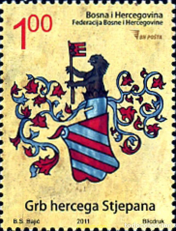Selos: 264884 MNH BOSNIA-HERZEGOVINA 2011 ESCUDO DE ARMAS