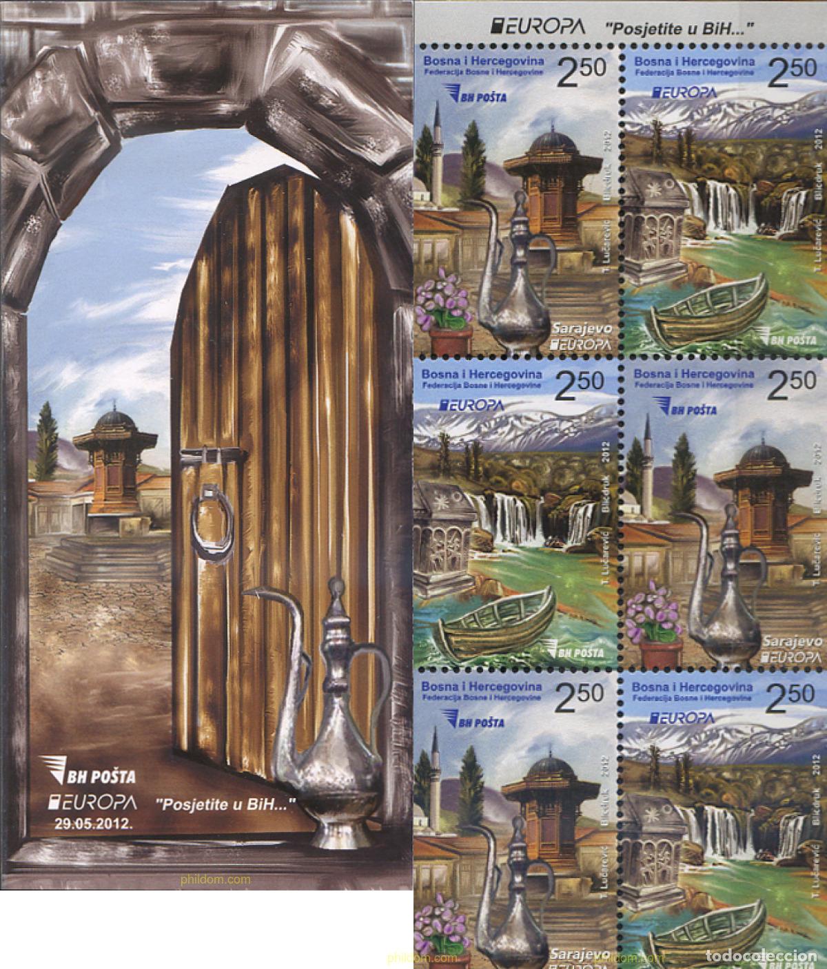 Sellos: 284886 MNH BOSNIA-HERZEGOVINA 2012 EUROPA CEPT 2012 - TURISMO