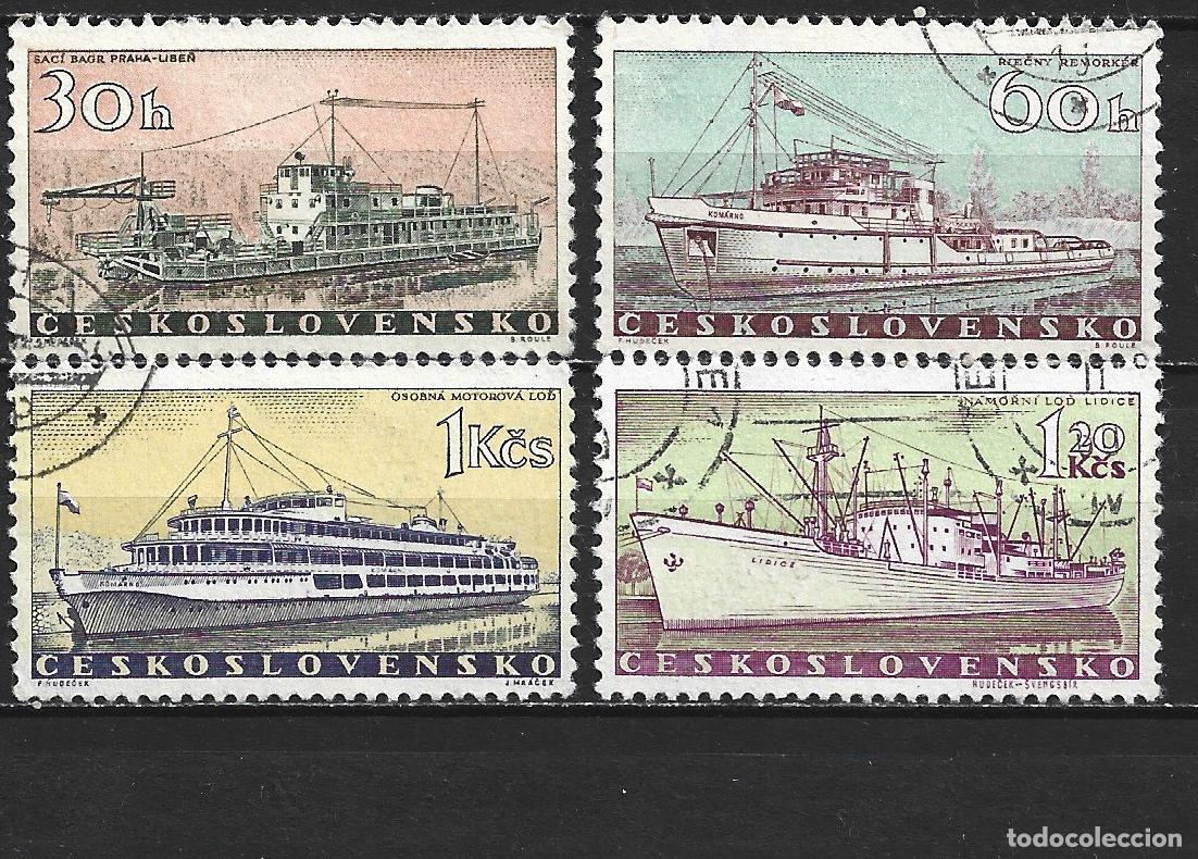 Briefmarken: CHECOSLOVAQUIA YVERT NUM. 1062/1065 SERIE COMPLETA USADA