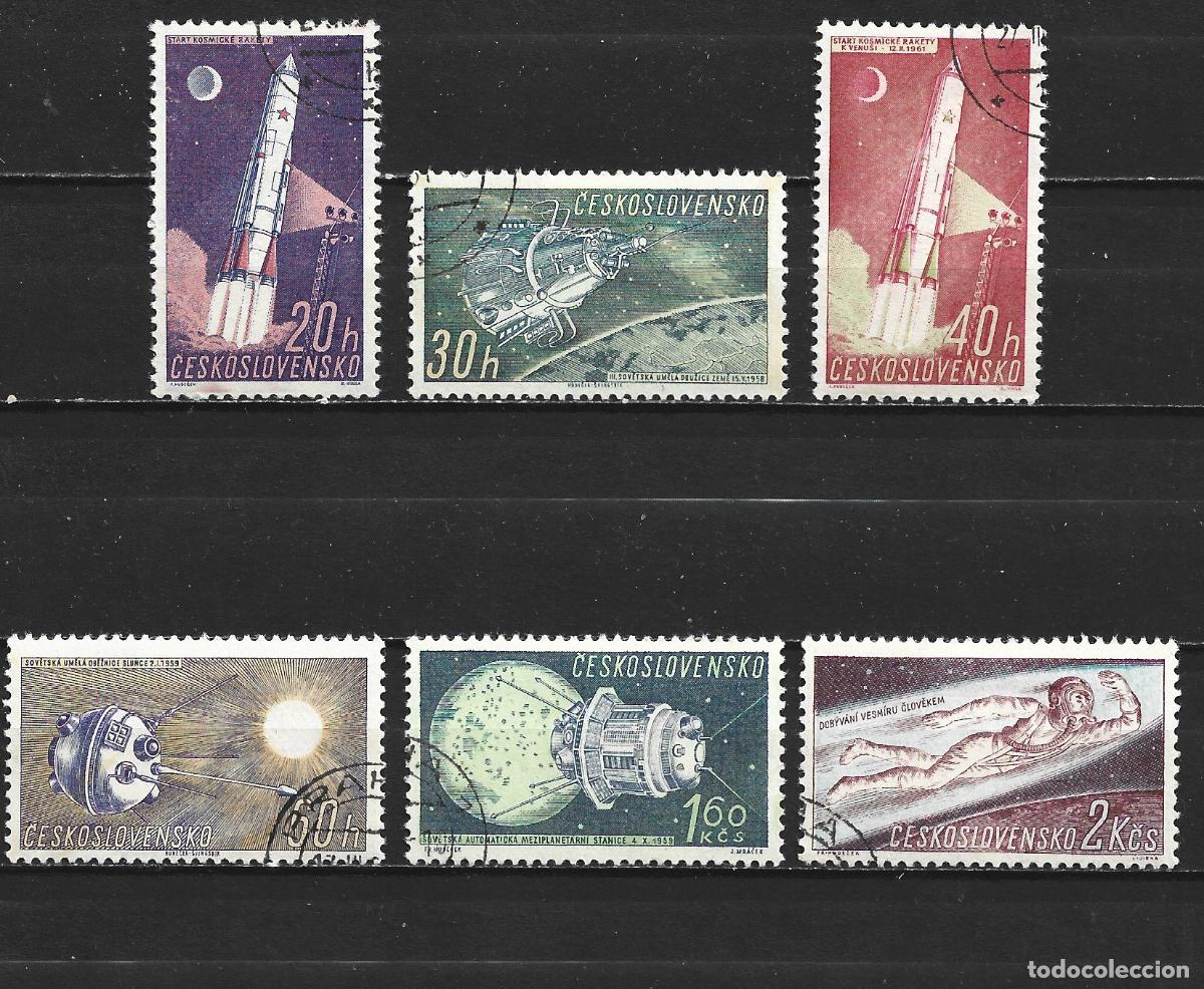Sellos: CHECOSLOVAQUIA YVERT NUM. 1132/1137 SERIE COMPLETA USADA