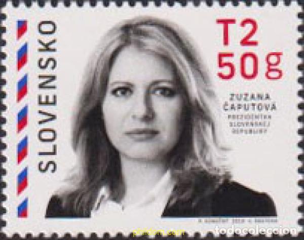 Francobolli: 612725 MNH ESLOVAQUIA 2019 ZUZANA CAPUTOVA - PESIDENTA DE LA UNIVERSIDAD