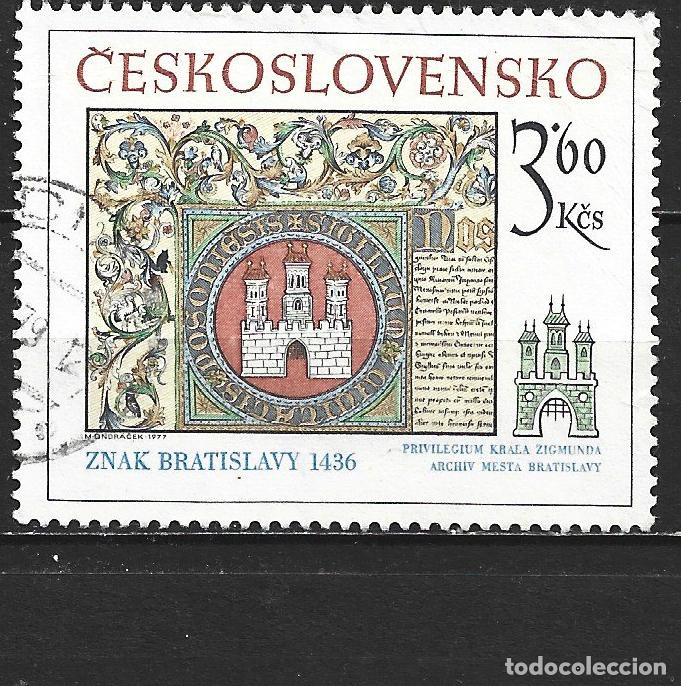 Sellos: CHECOSLOVAQUIA YVERT NUM. 2252 USADO