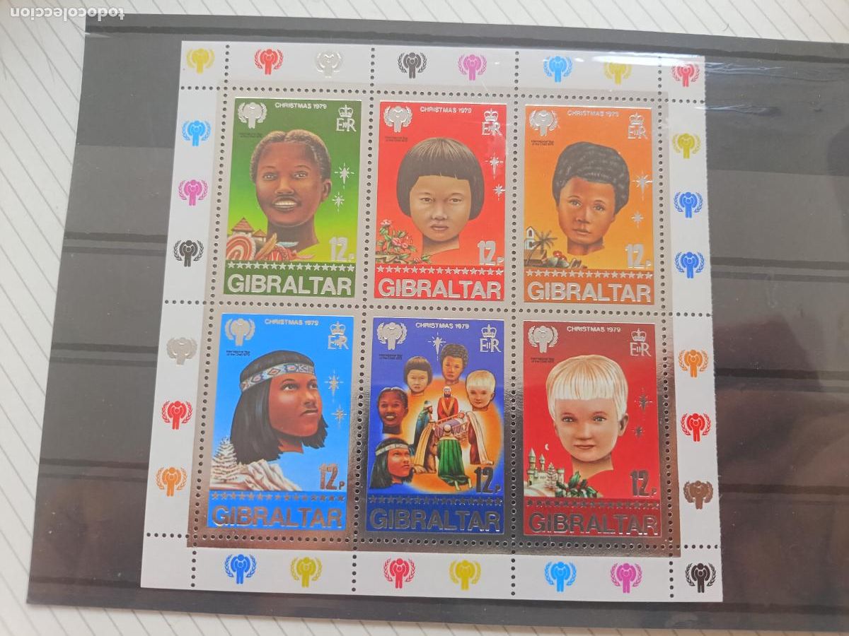 Briefmarken: GIBRALTAR 1979 -YVERT 397/402 ** NUEVO SIN FIJASELLOS - Navidad