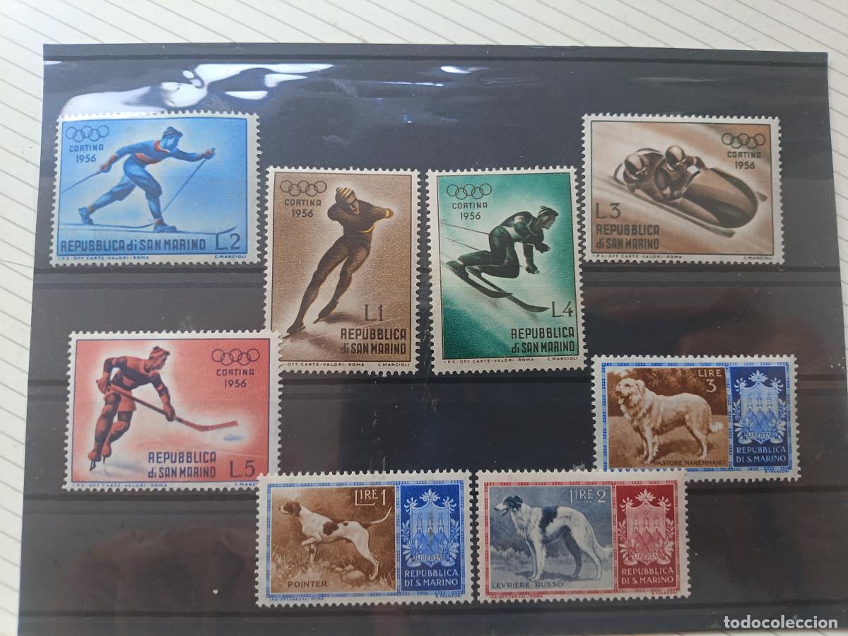 Briefmarken: Lote de sellos de San Marino