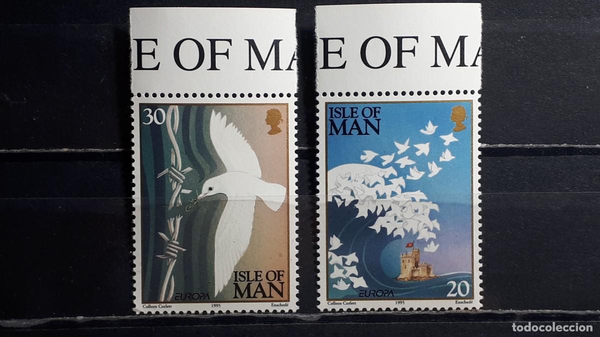 Sellos: ISLA DE MAN. A&Ntilde;O 1995. **. YVERT 665/6