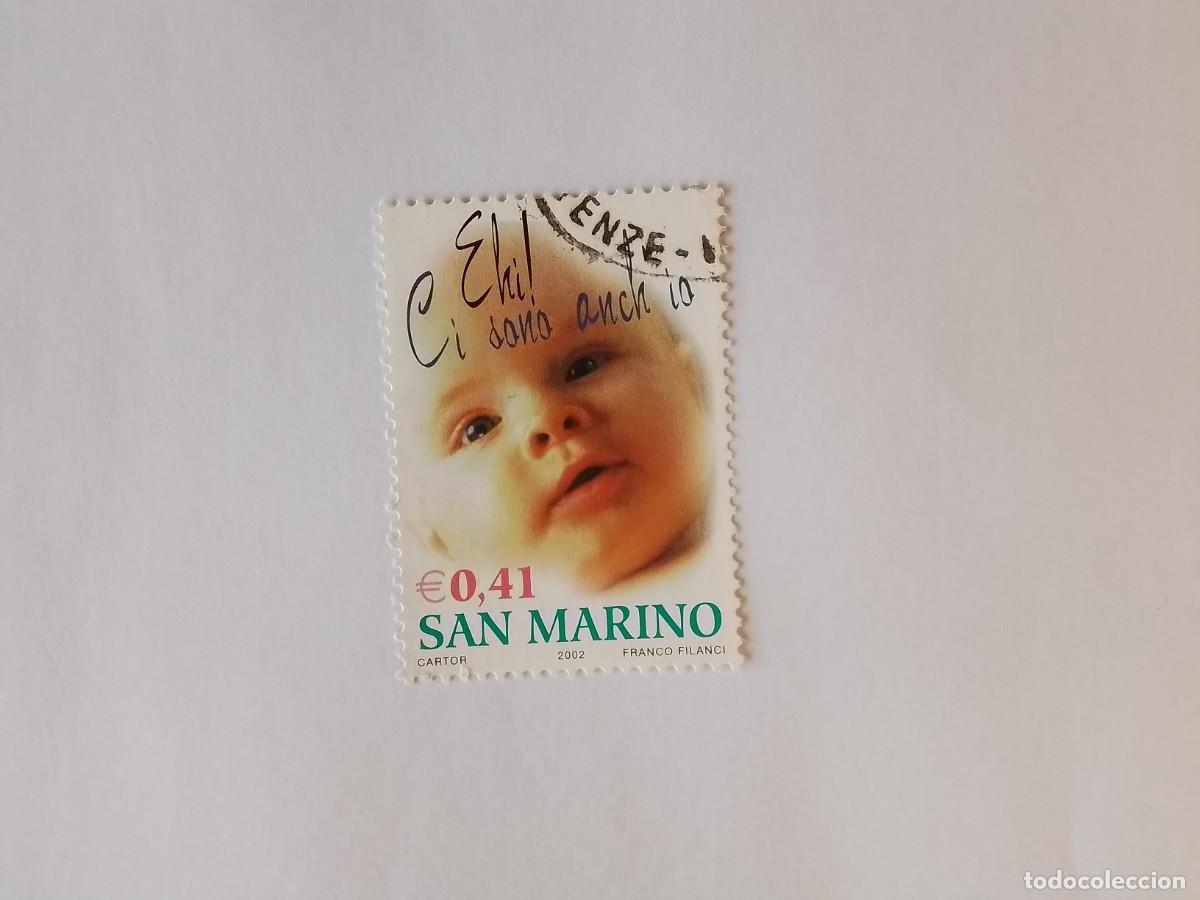 Selos: A&Ntilde;O 2002 SAN MARINO SELLO USADO
