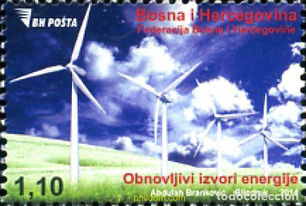 Sellos: 324625 MNH BOSNIA-HERZEGOVINA 2014 ENERGIA EOLICA