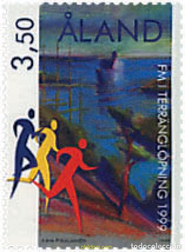 Sellos: 92695 MNH ALAND 1999 CAMPEONATO FINLANDES DE CROSS-COUNTRY