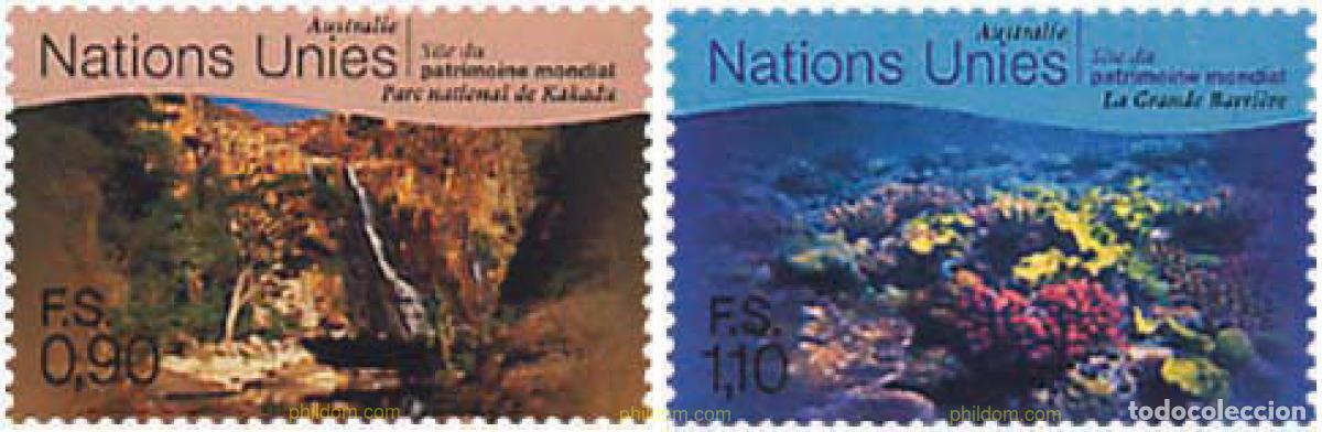 Stamps: 94422 MNH NACIONES UNIDAS. Ginebra 1999 PATRIMONIO MUNDIAL. AUSTRALIA