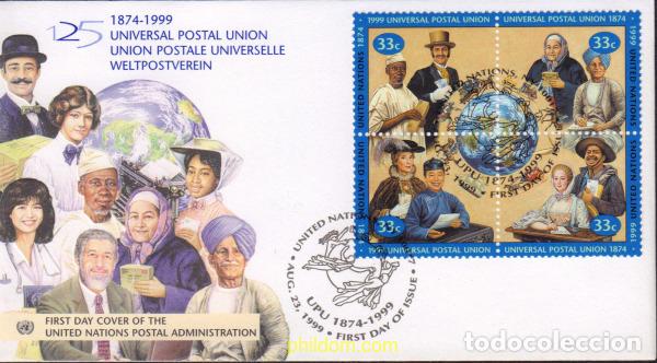 Timbres: 412986 MNH NACIONES UNIDAS. Nueva York 1999 125 ANIVERSARIO DE LA UPU