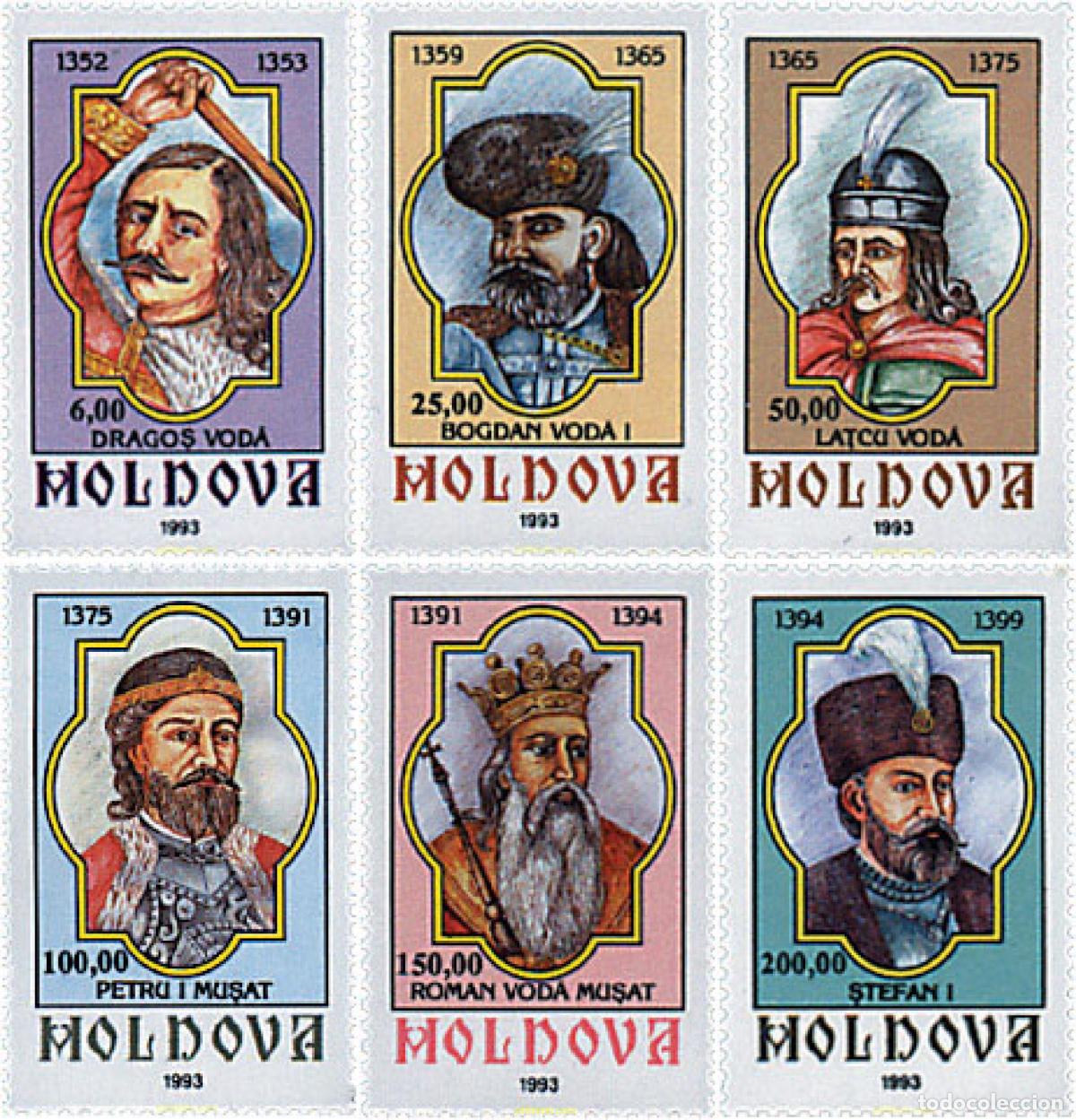 Timbres: 61507 MNH MOLDAVIA 1993 PRINCIPES
