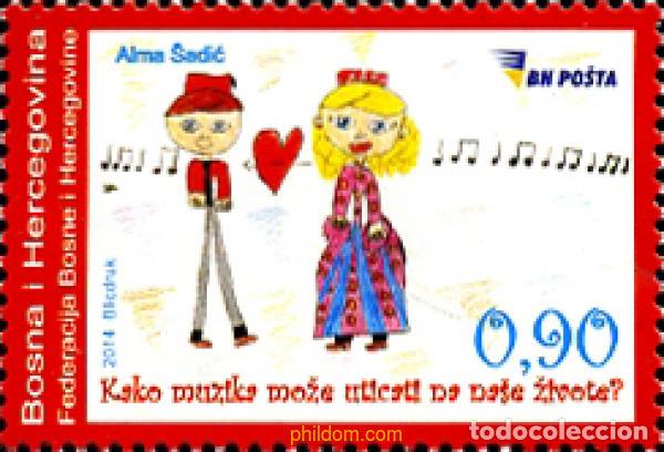 Sellos: 326931 MNH BOSNIA-HERZEGOVINA 2014 MUSICA ROMANTICA