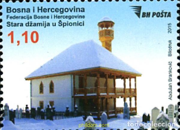 Selos: 352969 MNH BOSNIA-HERZEGOVINA 2015 IGLESIA Y CEMENTERIO